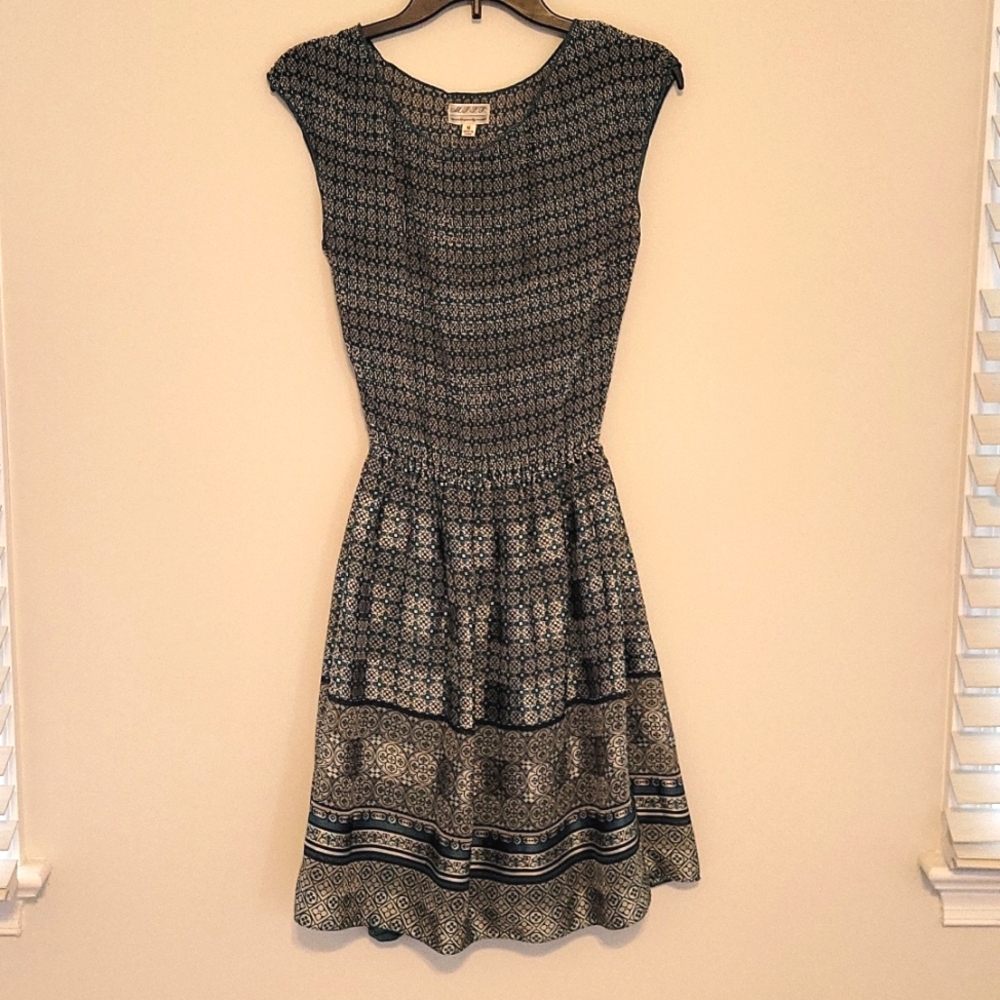 M.S.S.P. MAX STUDIO Green Midi Dress Slip Dress Included Size M